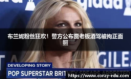 NG布兰妮粉丝狂欢！警方公布贾老板酒驾被拘正面照